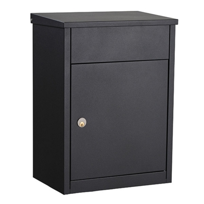 Buzón de pared Allux 500S negro