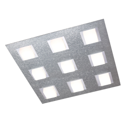 GROSSMANN Basic plafón 9 luces aluminio precio