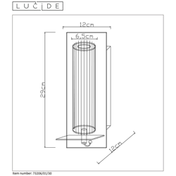 Aplique Lionel de metal en negro precio