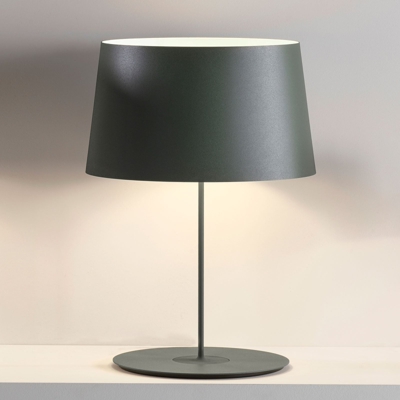 Vibia Warm 4901 lámpara de mesa, Ø 42 cm, verde