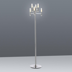 Lámpara de pie LED Irina, atenuador táctil 6 luces en oferta