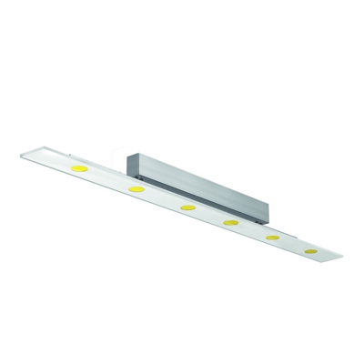 Plafón LED Sun con vidrio ESG 140 cm