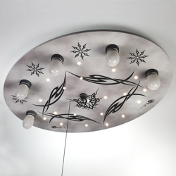 Lámpara de techo Gothik con LED y módulo Alexa características