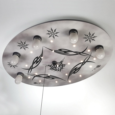 Lámpara de techo Gothik con LED y módulo Alexa