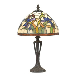 Lámpara de mesa sutil ELANDA, estilo Tiffany 41 cm características