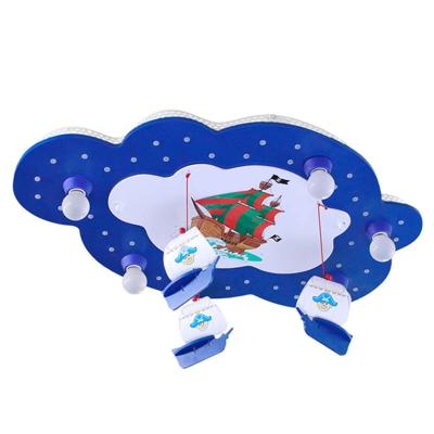 Plafón Barco pirata con pequeño móvil