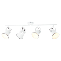 Foco de techo Croft, cabezales giratorios, 4 luces características