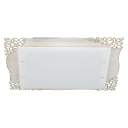 Plafón 2065/PL41, cuadrado, savana white en oferta