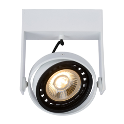 Foco de techo LED Griffon blanco, 1 luz características