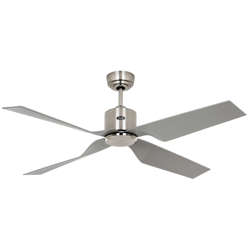 Ventilador de techo Eco Dynamix II, cromo/plata en oferta