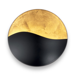 Aplique Sunrise G9, negro / oro, Ø 35 cm precio
