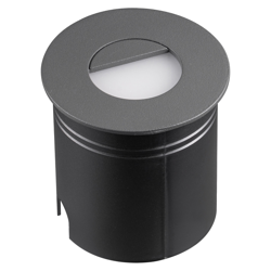 Lámpara empotrada LED Aspen, difusor, redondo gris precio