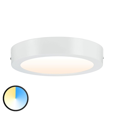 Paulmann Carpo plafón LED redondo blanco 22,5cm