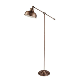 Lámpara de pie Macbeth de metal en cobre moderno en oferta