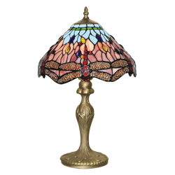 Lámpara de mesa de estilo Tiffany DRAGONFLY precio