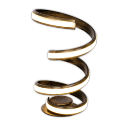 Lámpara de mesa LED Feltre en bronce con atenuador precio