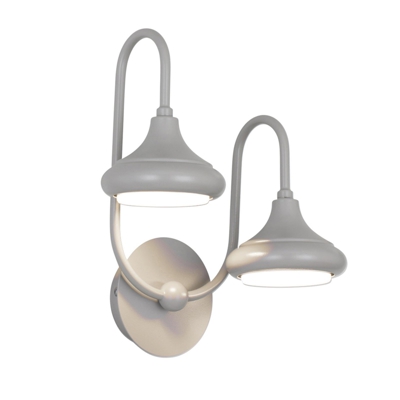 Aplique 1680/2A 2 luces, gris