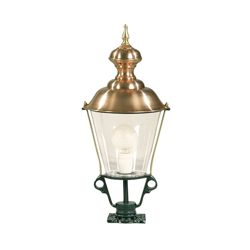 Bolardo luminoso K43, altura 61 cm verde en oferta