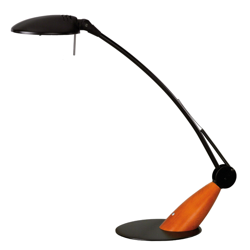 Lámpara de mesa LED Swingo con madera, negro precio