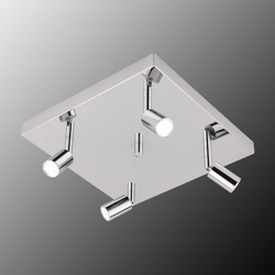 Plafón LED cuadrado Karen 4 luces precio
