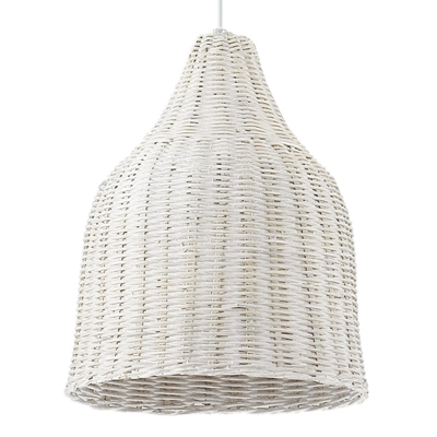 Lámpara colgante de cesta Haunt, blanco