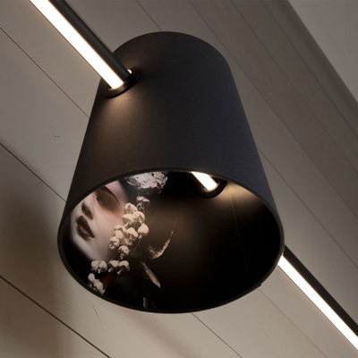Karman Cupido pantalla lámpara colgante lineal LED