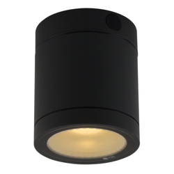 Lámpara LED de techo Negro para el exterior características