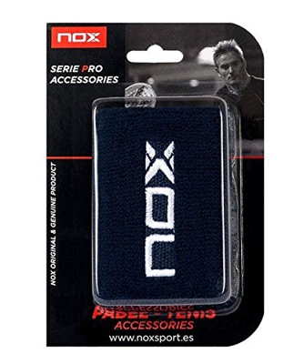 NOX Blister 2 Ud Muñequera, Unisex Adulto, Azul