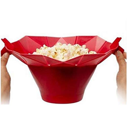 Microondas de silicona para hacer palomitas de maíz Popcorn Popper Hecho en casa Delicioso tazón de palomitas de maíz Herramientas para hornear Utensi en oferta