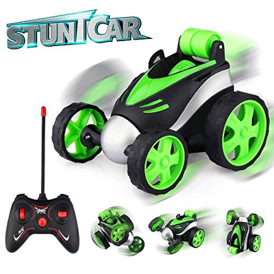 Baztoy Coche Teledirigido,Coche RC Acrobacia Rotación Volteo de 360 Grados, Mini Coches de Juguetes Niños 3 4 5 6 7 8 9 10 11 12 Años, Coche Radiocont