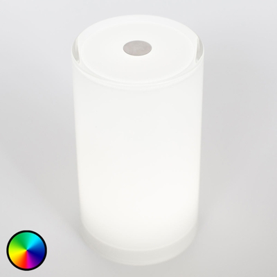 Lámpara de mesa sin cables Tub control app, RGBW