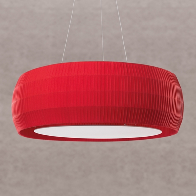 Lámpara colgante LED roja Maxi Wheel
