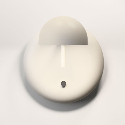 Vibia Pin 1675 aplique LED, 11 cm, crema