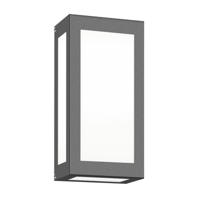 Aplique LED exterior sensor Aqua Rain, antracita