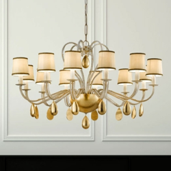 Lámpara de araña de color crema ANOUK, 115 cm precio