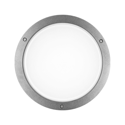 Aplique LED Bliz Round 30 3.000K gris atenuable