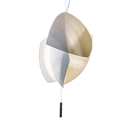 Grok Voiles lámpara colgante LED 95x70 cm, 1-10V en oferta