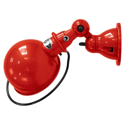 Jieldé Loft D1000 aplique Industrial rojo