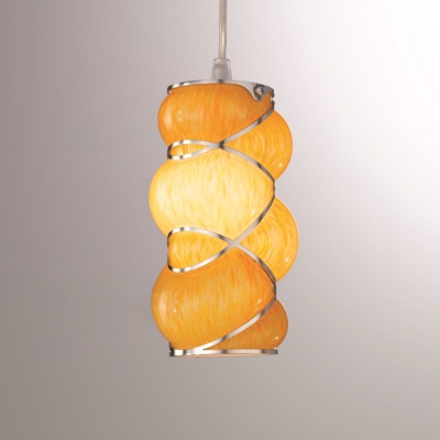 Noble lámpara colgante Orione, naranja