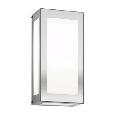 Aplique LED con sensor Aqua Rain, acero inoxidable