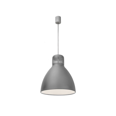 Lámpara colgante LED L-1, DALI, 4.000 K, gris