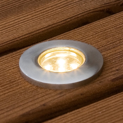 Foco empotrado LED mini set de 6 plano