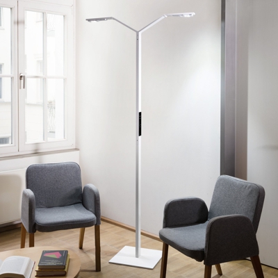 Luctra Floor Twin Linear lámpara de pie LED blanco