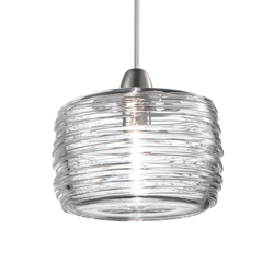 Lámpara colgante LED Damasco transparente Ø 12 cm características