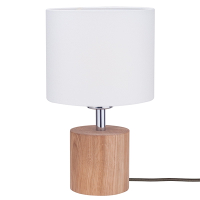 Lámpara de mesa Trongo pantalla cilindro lubricado