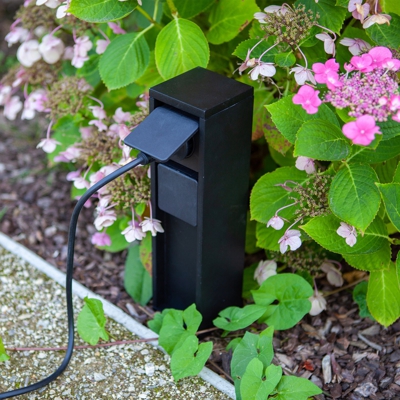 Columna enchufes Mains, 2 conexiones, máx. 3.500 W