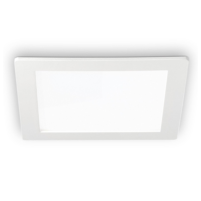 Plafón LED empotrado Groove square 22,7x22,7 cm