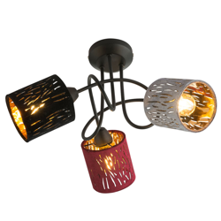 Lámpara de techo Ticon 3 luces características