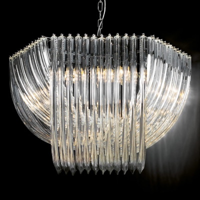 Lámpara colgante de cristal Woolball 85cm diámetro