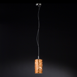 Lámpara colgante Brick con hoja de cobre en oferta